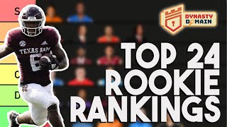 Top 24 ROOKIE Rankings And Tiers – POST-NFL DRAFT (Dynasty Fantasy Football 2023)
