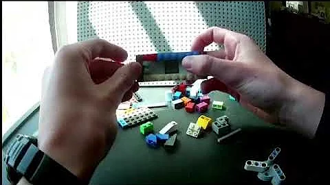 Lego centrifugal water pump tutorial.
