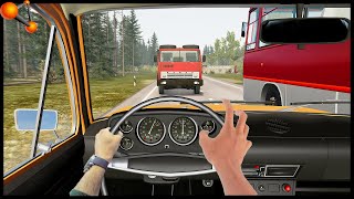 ОПАСНЫЙ ОБГОН! МАЛО МОЩНОСТИ! - BeamNg Drive