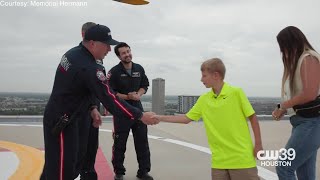10-year-old boy writes thank-you note to Life Flight crew for saving his life