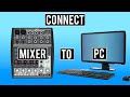 How To Connect A Mixer To PC Using Line In