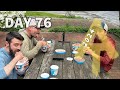 Battle of the youtubers ice cream challenge  day 76  appalachian trail