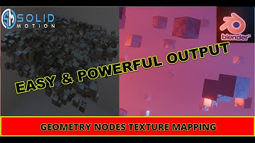 GEOMETRY NODES - Easy Texture Mapping!!!  Tutorial