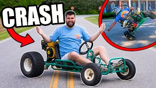 We Bought GO-CARTS! *HUGE WRECK*