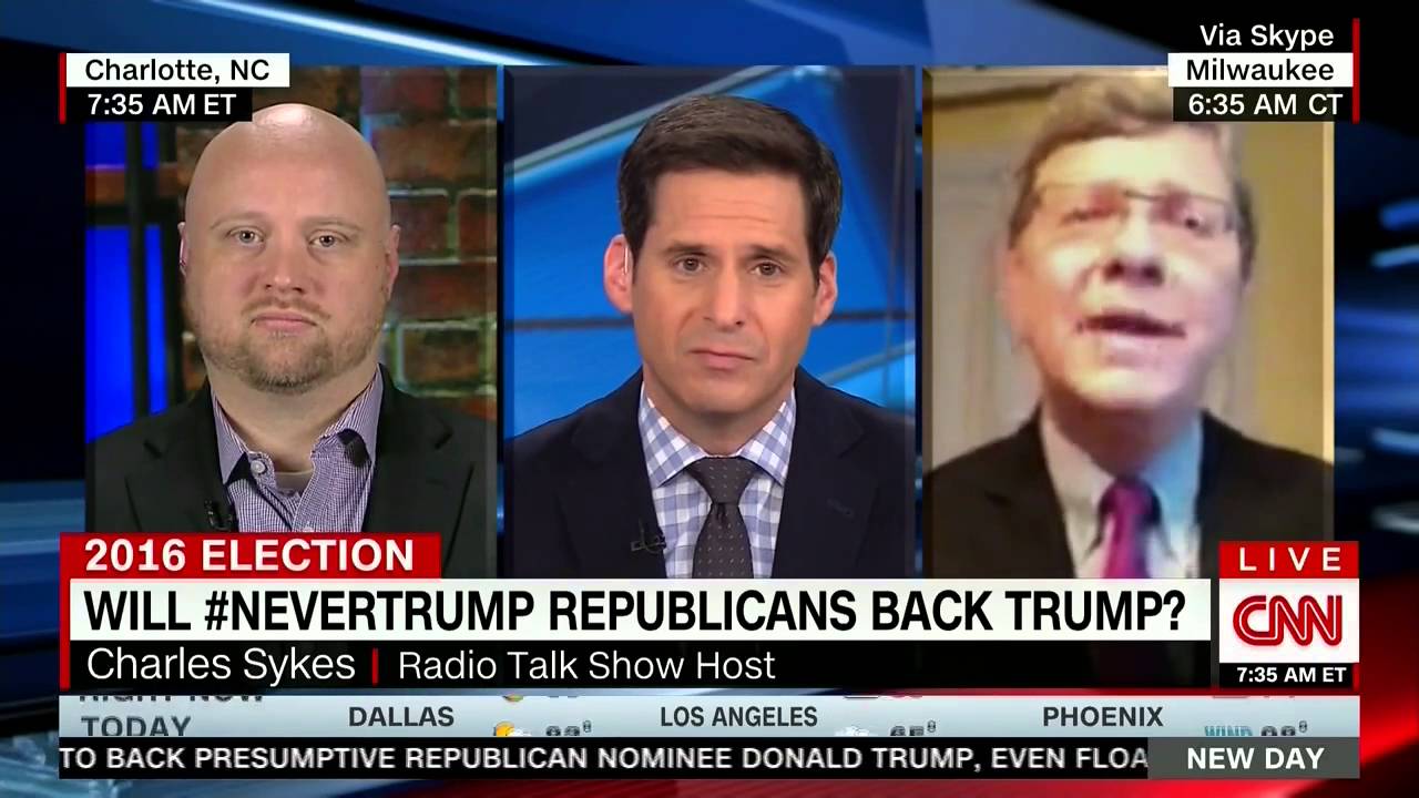 Charlie Sykes; "If you back Trump you need to rationalize it", CNN, 5/05/16