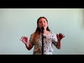 Aline singing Girl on Fire by Alicia Keys (COVER)