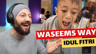🇨🇦 CANADA REACTS TO Waseem's FIRST IDUL FITRI IN INDONESIA reaction