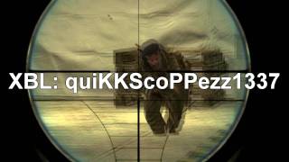 [1080p HD!]COD4 FIRST EVER 7200 DEGREE QUICKSCOPE + EPIC REACTION!!!