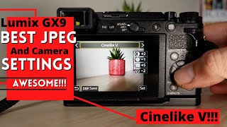 Best JPEG and Camera Settings For Lumix GX9 In 2022 - Manual Mode!!!