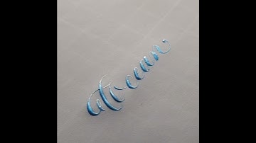 Real time Pointed pen Calligraphy #calligraphy #shorts