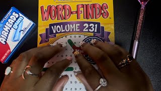 Asmr Word Search With Gum Chewing Clicky Whispers