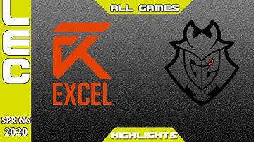 G2 vs  XL HIGHTLIGHTS  Week 5 Day 1 LEC Spring Split   G2 Esports vs  Excel Esports 2020