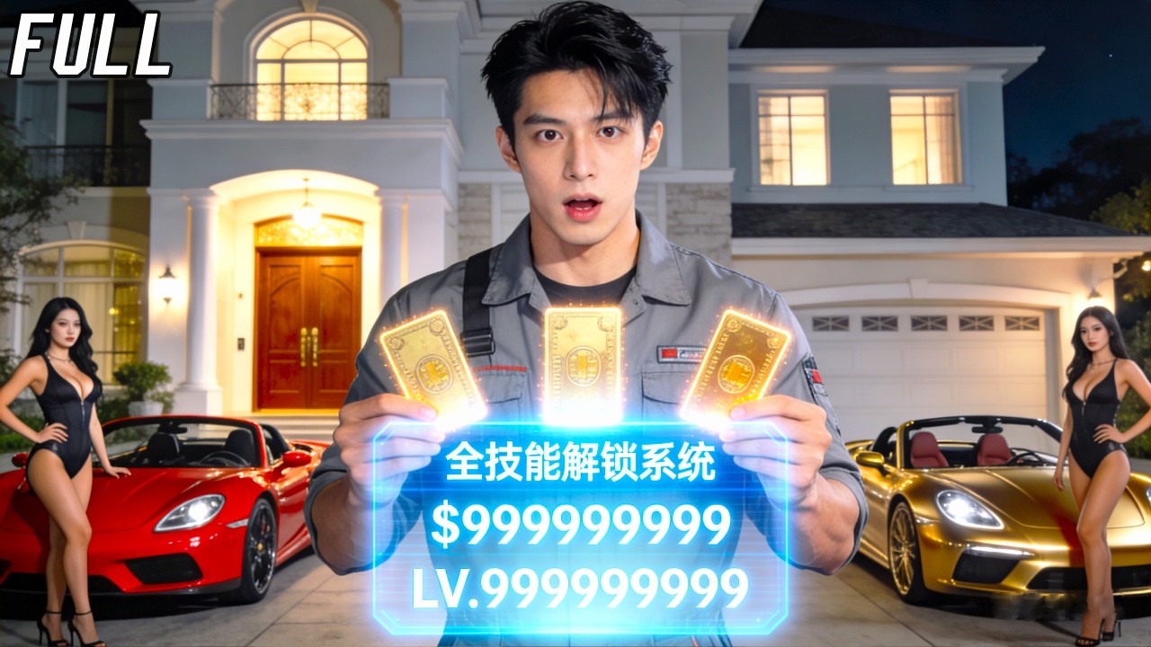 Il sauve une fillette et active un système divin😱Possède villa,beautés et évolue en humain supérieur