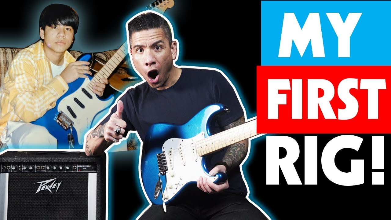 My FIRST Guitar & Amp | 80's Rig Tour | Gear Demo - YouTube