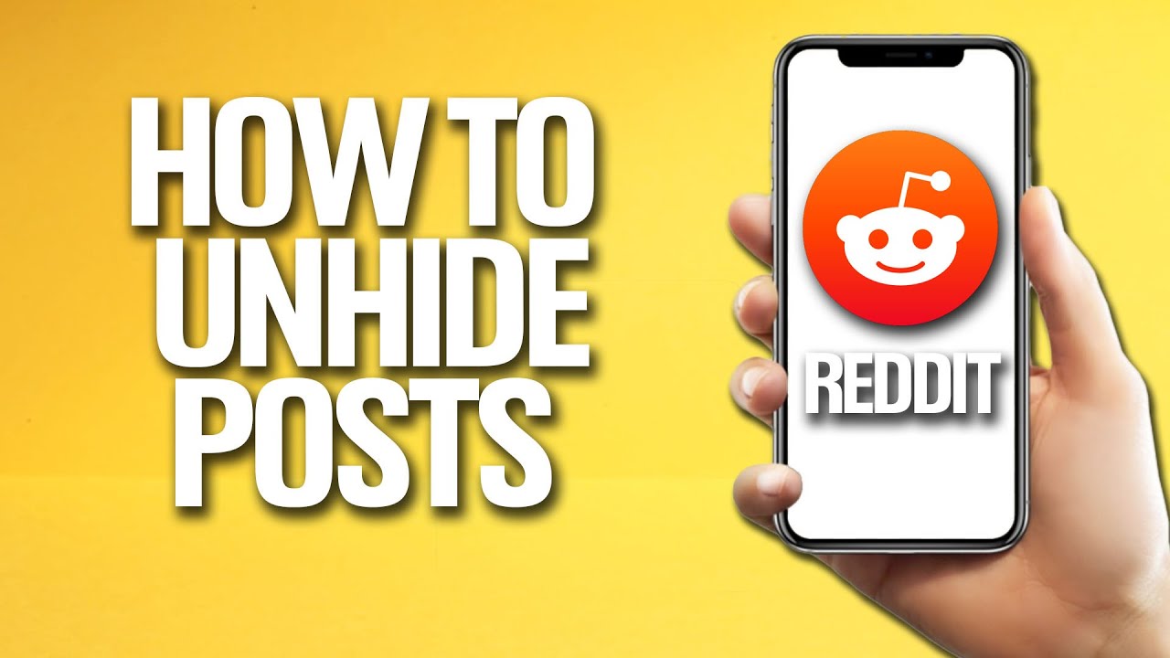 How To Unhide Posts On Reddit Tutorial YouTube