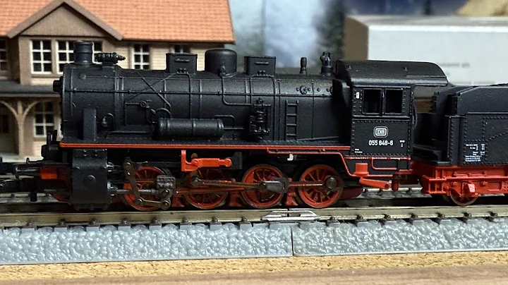 Marklin 88986 Cl 055 0-8-0 Steam Locomotive & Tender Test Run at z.scale.hobo 12.06.2025