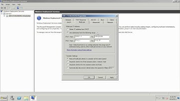 Change Microsoft WDS Multicast range