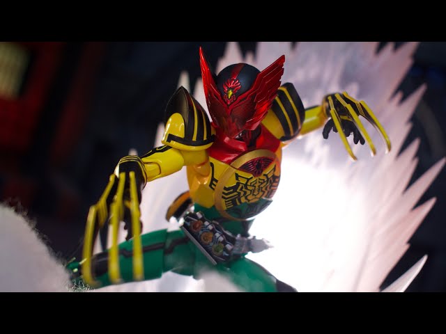 MAKIDAI ガチャ S H Figuarts Kamen Rider OOO Tajador Combo Final Episode Ver