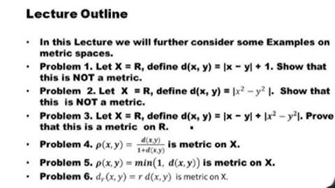 Set Topology & Metric Spaces | MTH251 Lecture 04