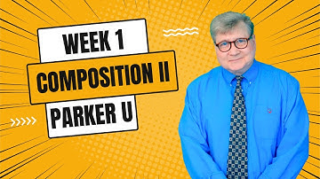 ENGL 1302 Composition II: Week One Assignment Review