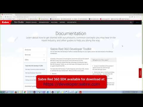 Sabre Red 360: Creating Custom Forms