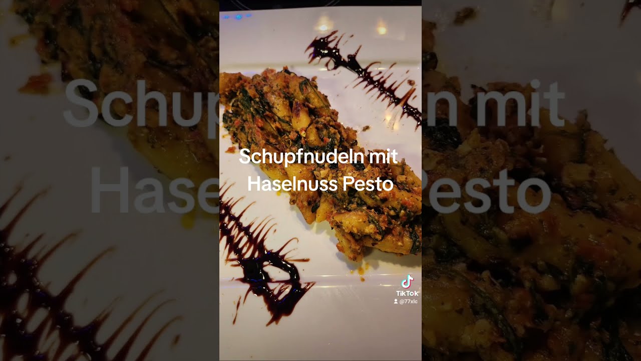 Schupfnudeln mit Haselnuss Pesto - YouTube