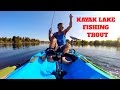 Kayak Lake fishing- Rainbow Trout