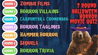 7 Round Horror Movie Halloween Quiz | Zombie Films, Villains, Directors, Sequels, Trivia & More screenshot 5