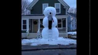 Building Stanley The Giant Snowman