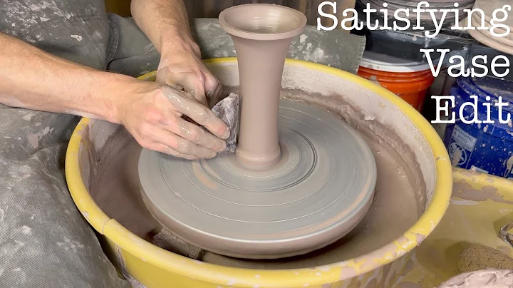 Throwing A 1lb Stoneware Flower Vase With A Flare