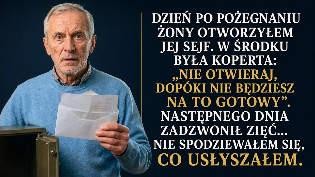 W dzień pogrzebu mojej żony mój zięć odprowadził mnie na bok, kiedy w domu stały jeszcze wieńce. „Musimy podpisać dokumenty, zanim zrobią się komplikacje” — powiedział tym swoim gładkim tonem, a...