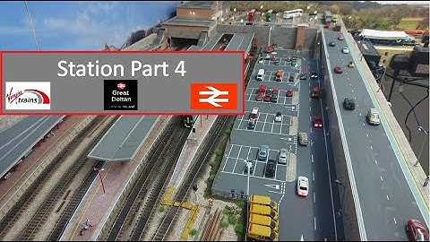 Great Deltan N Gauge-Station Build Part 4-Car Park and Roadway