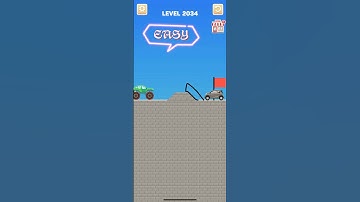Draw bridge puzzle game level 2034 #drawing #game #Shorts
