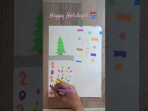 Happy holidays! How to make nice holiday cards for friends and family! #jinglebells #happynewyear 🎊