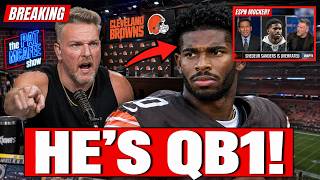 HE'S THE STARTER! Pat McAfee SNAPS at Shedeur Haters After SICK ESPN Mockery!