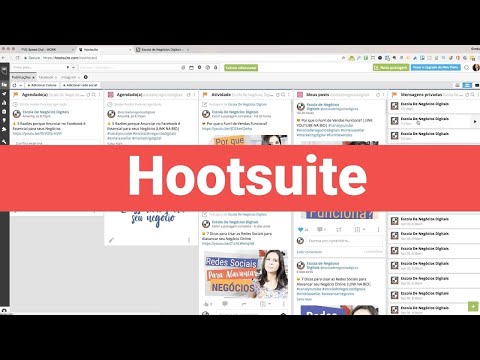 Vídeo: Quais redes sociais o hootsuite oferece suporte?