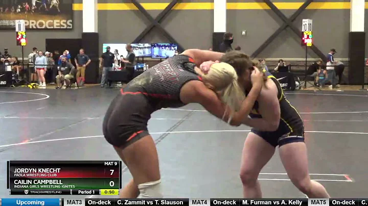 High School Girls 122 Jordyn Knecht Paola Wrestlin...
