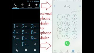 How to make phone dialer and messenger look like iphone dialer and messenger screenshot 3