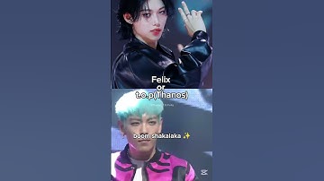 T.O.P (Thanos) or Felix fantastic baby boom shakalaka ✨ #fantasticbaby #thanos #shorts #felix #kpop