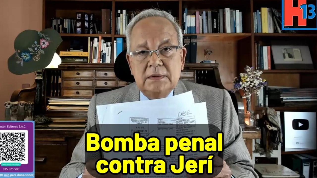 Bomba penal contra Jerí