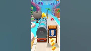 Talking Tom Gold Run Super Hero Running In Super World Very Fast - Funny Race Android iOS Gameplay