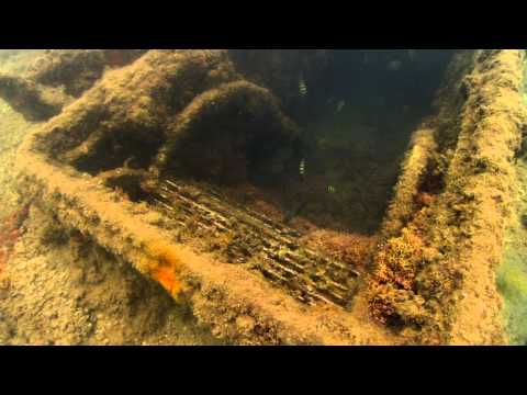 Underwater View of the USS Arizona