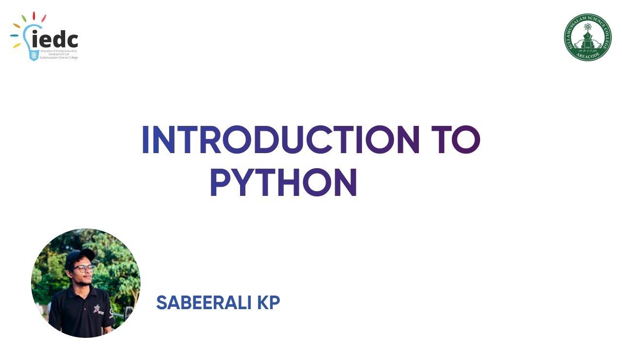 Introduction to PYTHON for Beginners
