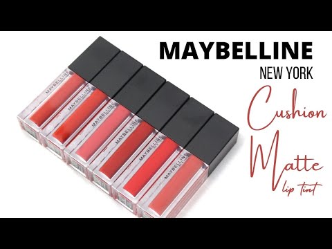 Bảng Màu Son Maybelline - BIYW Review Chapter: #316 MAYBELLINE NEW YORK CUSHION MATTE LIP TINT SWATCH & REVIEW