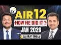 AIR 12 CA Final: How He Did It?