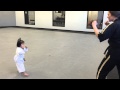 3 Year Old White Belt Reciting the Student Creed