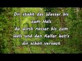 Jennifer Rostock - Wasser bis zum Hals  lyrics