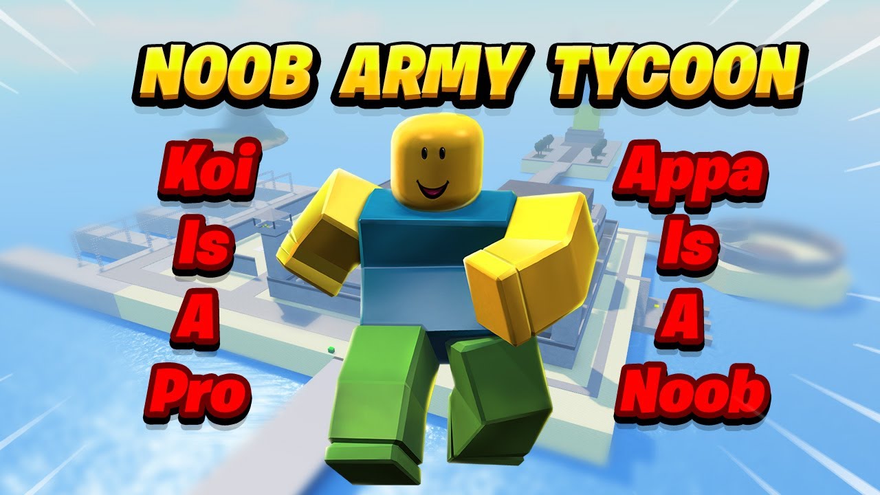 Best Army in Roblox Noob Army Tycoon - Touch, Tap, Play