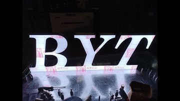 sign letter making BWZ C1 bending flat aluminum from BYTCNC