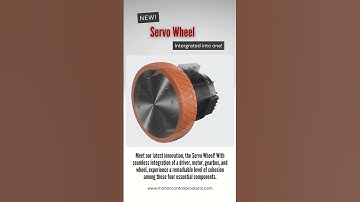 Unleash the Future of Smart Robotics with the new iWMC Servo Wheel in 2024! 🤖#automation  #tech